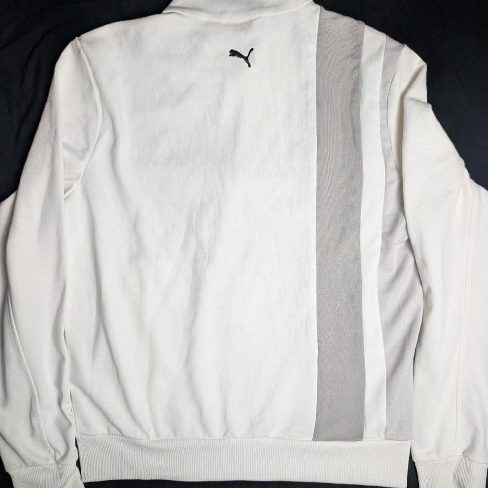 White Puma Track Jacket Large - Picture 5 of 5